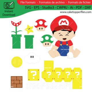 Cake-Topper-File-Baby-Super-Mario-SVG-dxf-silhouette-cricut-scanncut