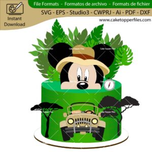 Cake-Topper-File-Mickey-Mouse-Safari-SVG-dxf-silhouette-cricut-scanncut