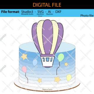 ARCHIVE Hot Air Balloon Cake Topper